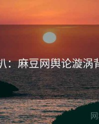 独家深扒：麻豆网舆论漩涡背后原因