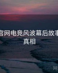 黑料社官网电竞风波幕后故事，揭秘真相